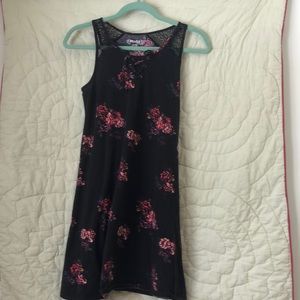 Mudd casual floral knit/lace dress, XL